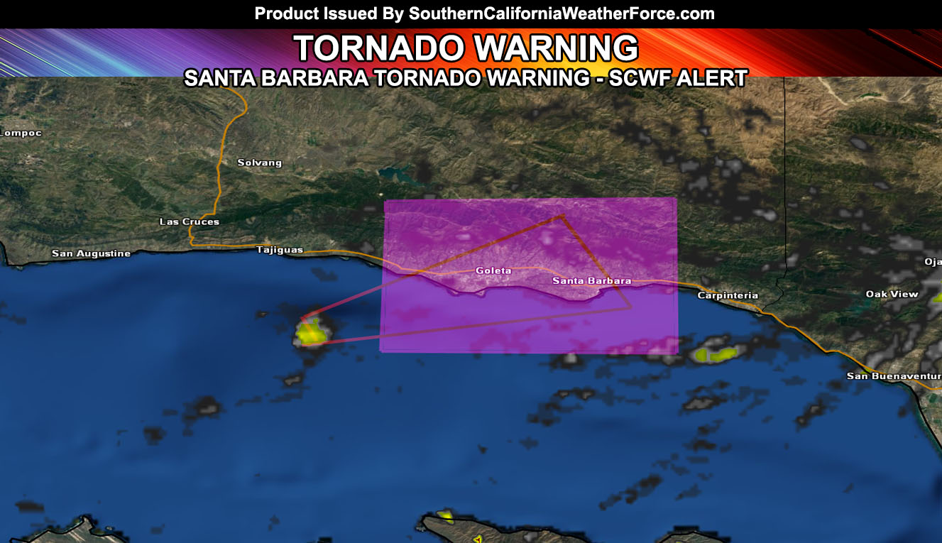 Tornado Warning Southern California Weather Force