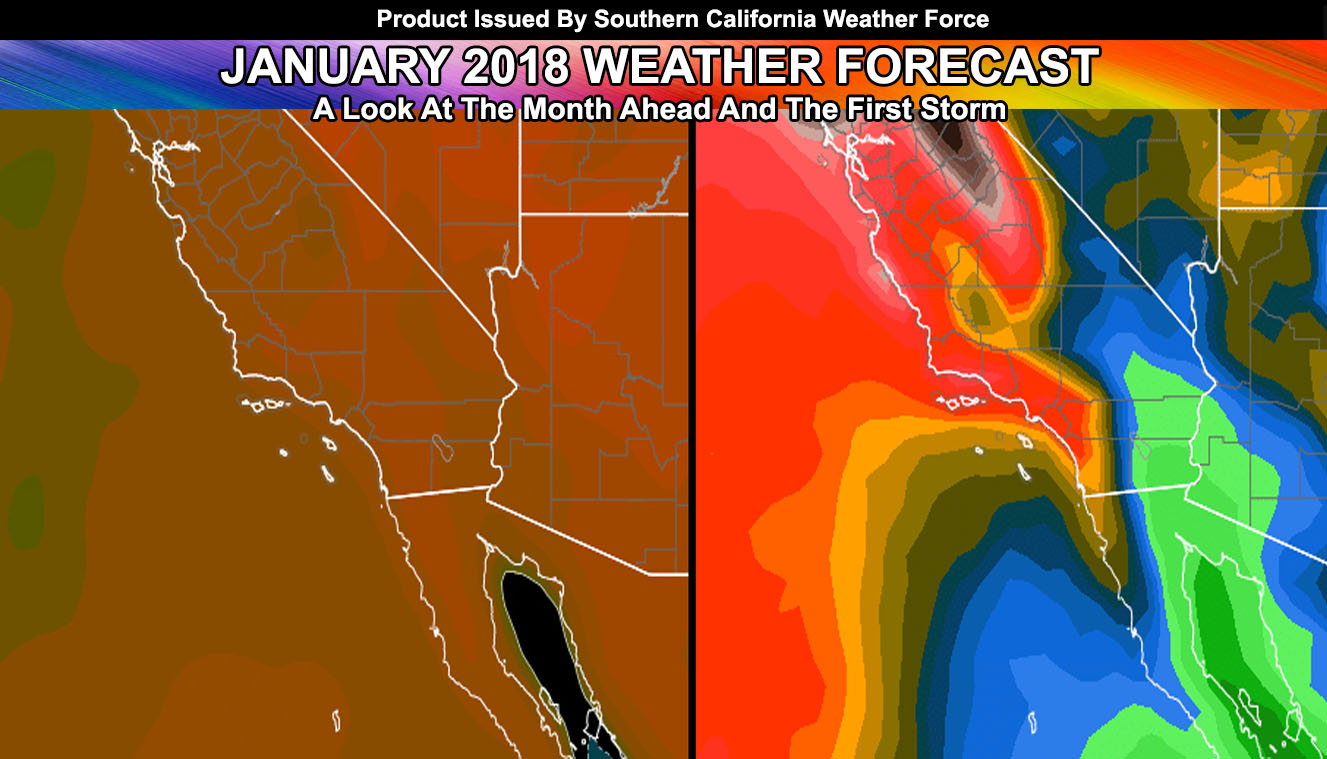 January 2018 Southern California Regional Weather Forecast The