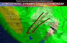 Details:  Weak System Through Tomorrow;  Stronger Tuesday System Projected Possible Category Four At Center