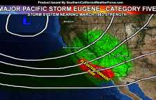Major Pacific Storm Eugene Announced:  Category Five Starting Wednesday;  Strongest Storm In 10 Years