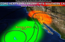 Record Breaking Temperatures Hit Southern California;  Hotter By Monday