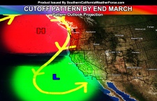 End Month Precipitation Chances Increase Across Southern California With Cutoff Pattern