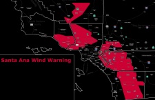 Santa Ana Wind Warning