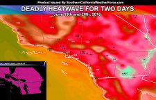 Dangerous and Deadly Heatwave Imminent:  Sunday and Monday