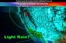 Much Colder Weather Coming Next Week Across Southern California