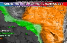 First Measurable ‘Precipitation’ for Los Angeles Metro and Surrounding Zones Expected Overnight tonight into Tuesday Morning