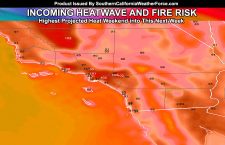 IMMINENT:  Santa Ana Winds Returning;  Heatwave, High Fire Risk, and Dry Weather