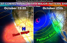 Santa Ana Winds and Heat Return This Week Followed By A Major Pattern Change With Colder Temperatures