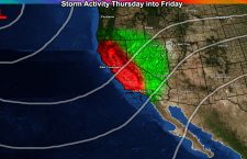 FINAL DETAILS:  Storm Weakens For Los Angeles Eastward, Strongest West of Ventura