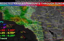 Scattered Showers Will Move Through Tonight Into Sunday For Parts Of Southern California