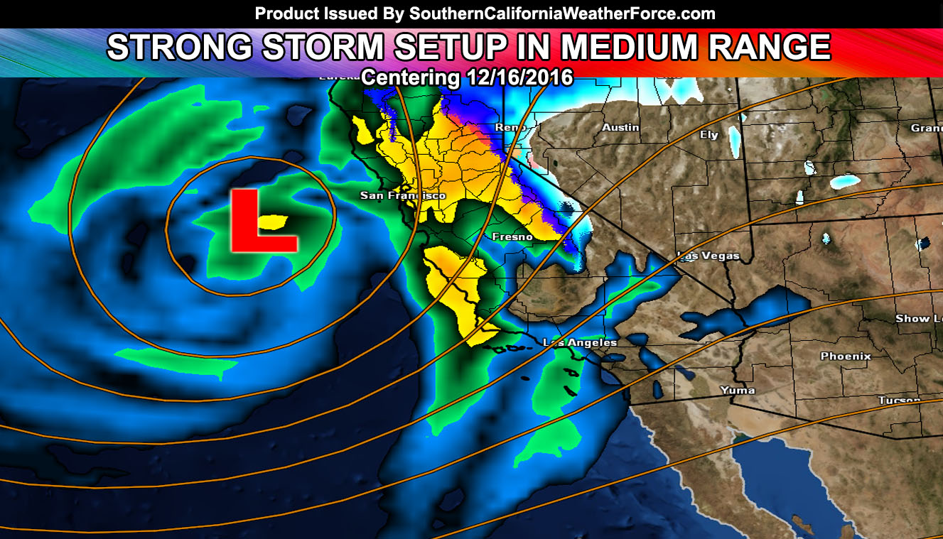 Strong Storm Pattern To Develop In A Week For Southern California