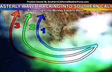 SoCal Monsoon Moisture Scenarios After Sunday; Easterly Wave Sets Sights