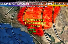 Widespread Inland Thunderstorms Expected Tonight into Tomorrow; Heat For Another Week