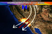 Inland Heatwave To Strike Southland Along With The Santa Ana Winds