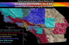 Cold Air Settles In Through Tonight Across The Southland