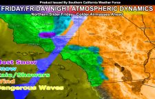 Northern Slider Cold Front To Push Through Later Friday;  Gorman Pass Shutdown Likely With Travel Warning