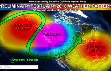 Preliminary:  February 2018 Is Looking Like A Classic Storm Pattern For Southern California