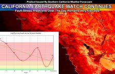 California Earthquake Watch Continues Due To Fault Stress Model Unrest;  A look at Hawaii’s Hurricane Lane