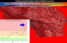 Seismic Unrest:  California Earthquake Watch Issued Through October 6th