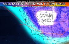 Wet Pattern To Develop Between Christmas and New Years Across Southern California