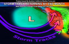 Storm Pattern To Return By End Month To Early February After A Couple More Santa Ana Wind Events