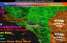 INITIAL DETAILS:  Pacific Storm Warren Begins Monday and lasts through Tuesday Night