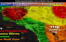 Cutoff System To Bring A Mix of Shower, Thunderstorm, and Fire Weather Activity Today Through Monday; 4.0 Shaker Hits Central Rural Nevada