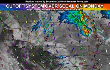 Cutoff System Bringing Widespread Thunderstorms Mainly Far Inland Southern California; Metros Missing Out; Earthquake Activity Way Up