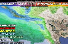 Initial Details; Northwest Slider Cold Front To Cross Southern California On Thursday