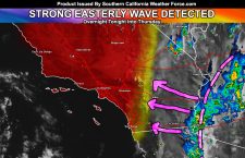 Strong Easterly Wave Detected For Tonight into Thursday