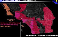 Santa Ana Wind Warning with Embedded Fire Weather Warning