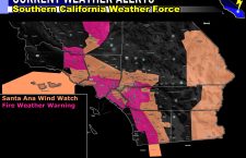 Santa Ana Wind Watch Re-Issued With Fire Weather Warning Product Later Sunday into Monday