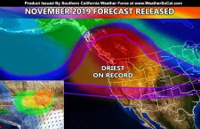 November 2019 Forecast Pattern Released; Tropical Looking Sunrise and Sunset For Saturday, Light Rain for Some.