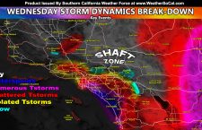Details: Dynamics Cutoff System To Bring Thunderstorms, Flooding, Hail, and Snow to Various Portions Of Southland Today, Mainly Wednesday For Most