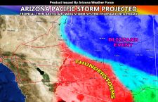 Arizona Pacific Storm To Impact Thanksgiving; Heavy Snow North, Thunderstorms South