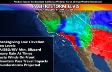 Pacific Storm ELVIS:  Official Mountain Pass Travel and Overall Weather Forecast Alerts; Category Three