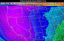 December 2019 Will be Colder Than Normal With Even Colder Storms Before The Month Is Done Across Arizona