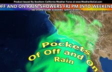 Off and On Rain Showers Expected Starting Today and Going Through The Entire Weekend;  Christmas Period Remains On Forecast For Cold Storms