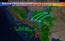 Thursday Update: Major Pacific Storm GAVIN Brings Two Possible Tornadoes, Heavy Rainfall, All Mountain Pass Closures, and For Some It Is Not Over Yet