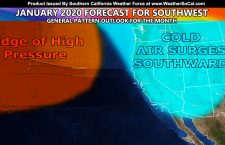January 2020 Forecast For Southern California; Colder Air Expected