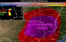 Severe Thunderstorm and Strong Tornado Dynamics Detected For Southern Plains States Friday into Friday night