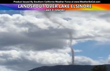 VIDEO: Recent Fire Hotspot and Loose Ash Produces Landspout ‘Tornado’ Over Lake Elsinore On March 7, 2020; Official Flood Watch Issuance Scheduled Sunday Ahead Of Gavin
