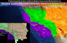 Details: Inside Slider To Bring Some Rain and Wind To Southern California Along With Elevated Ocean Waves Monday Through Tuesday