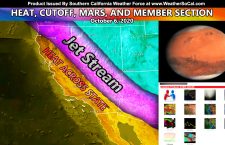 Blocking Pattern Begins Around Halloween and Goes Into November; An Up In Temperatures Also Expected This Next Week; Mars Shining Brightest In The East Sky At Sunset