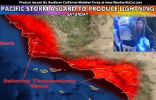 MAJOR Pacific Storm ASGARD To Produce Light Show Across Metro Southern California Except San Diego