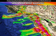 Santa Ana Wind Warning Issued For Thursday; High Resolution SCWF Zoom-in Models Released; Ontario Airport Delay Advisory