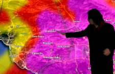 Video: Damaging Wind Event, Big Bear Snow, Low Desert Rain and Flooding, Long Range With Powerful Inside Slider