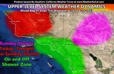 Thunderstorm Watch Issued for Kern, San Luis Obispo, and Western Santa Barbara County; Showers Metros