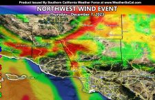 Strong Northwest Wind Event to Hit Kern and the I-5 Corridor Metros Thursday, December 7, 2023