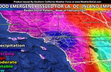 Flood Emergency Issued For Los Angeles, Orange, Inland Empire Zones Week of February 18th, 2024